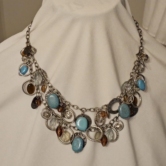 Premier Designs Silver Tone  Coastal Breeze Necklace - Picture 10 of 10